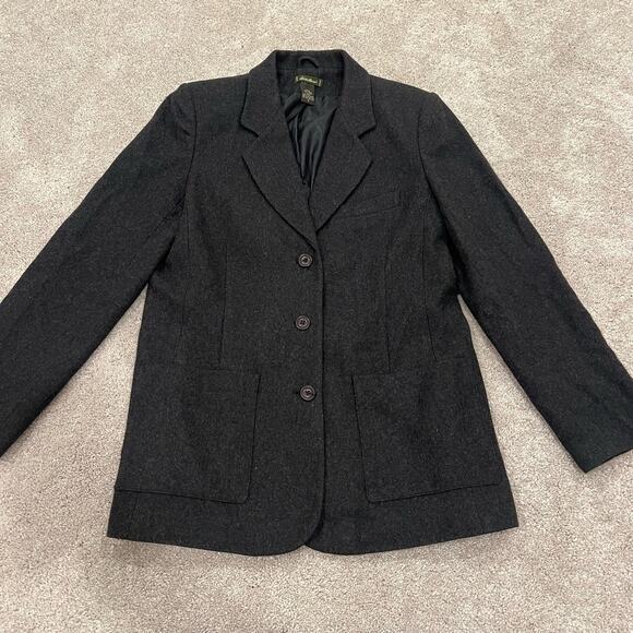 Eddie Bauer Women's Wool Coat in Grey Size Small - Picture 8 of 11